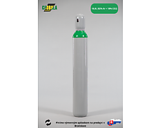Fľaša oceľová ARGON/CO2 18,8 l ( ZMESNÝ PLYN) + náplň