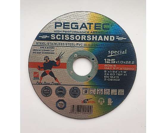 Rezný kotúč PEGATEC Exclusiv ALL-IN-ONE 125mm - hrúbka 1,0mm
